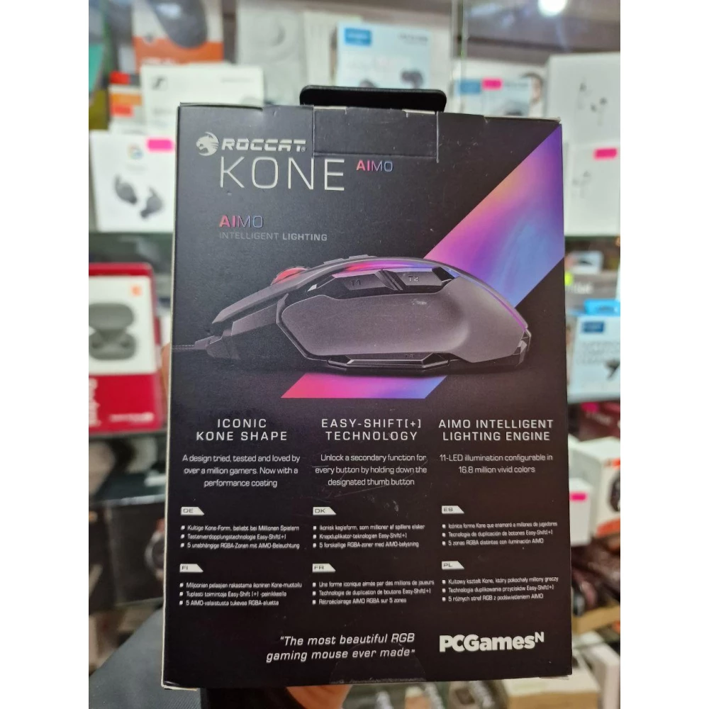 Мишка  Roccat Kone AIMO Remastered Black (ROC-11-820-BE)