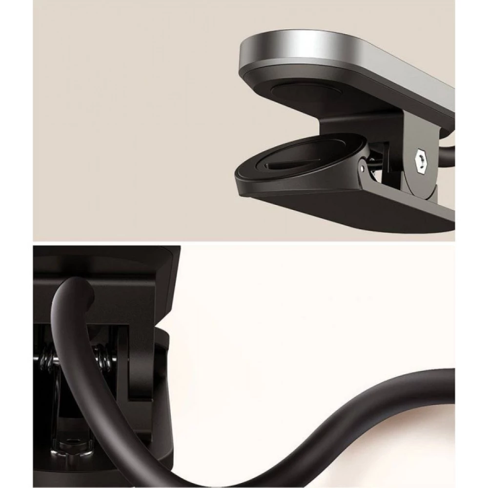 Настольная лампа с клипсой Baseus Comfort Reading Mini Clip Lamp DGRAD-0G Dark Gray 3-24 часов сенсорная