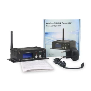 Изображение товара -  Беспроводной контроллер ALIEN 2,4G, DMX 512, приемник, передатчик, ЖК-дисплей, регулировка мощности для диско