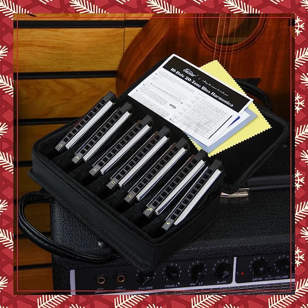 Набор диатонических гармоник Eastar Major Blues, 7 тональностей, CDEFGA Bb School Band  (США)